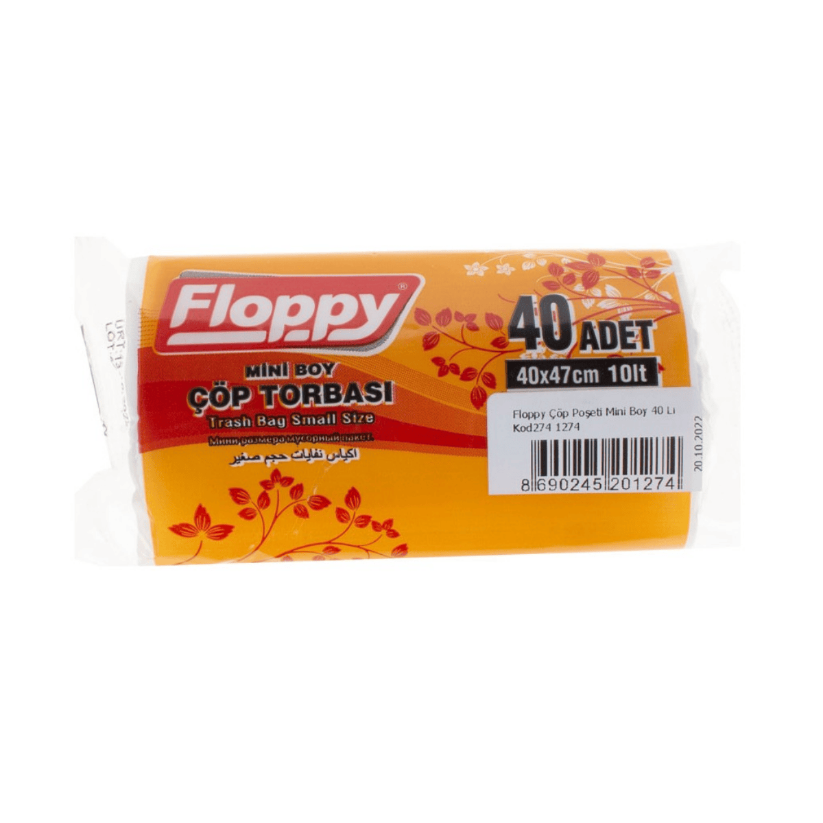 FLOPPY ÇÖP TORBA MİNİ BOY PAKET 40LI