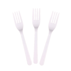 PLASTİK ÇATAL BEYAZ