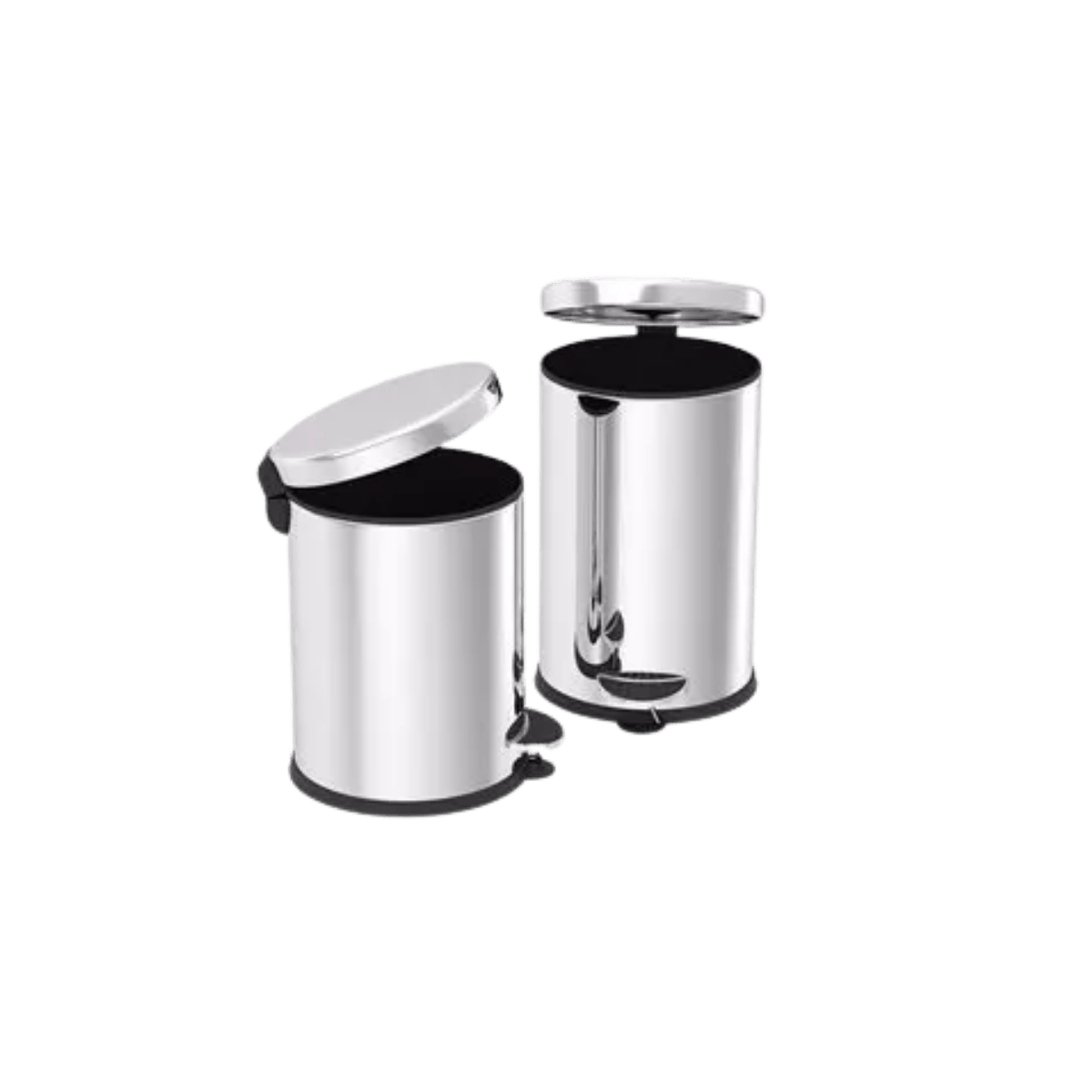 PEDALLI ÇÖP KOVASI KROM 3LT