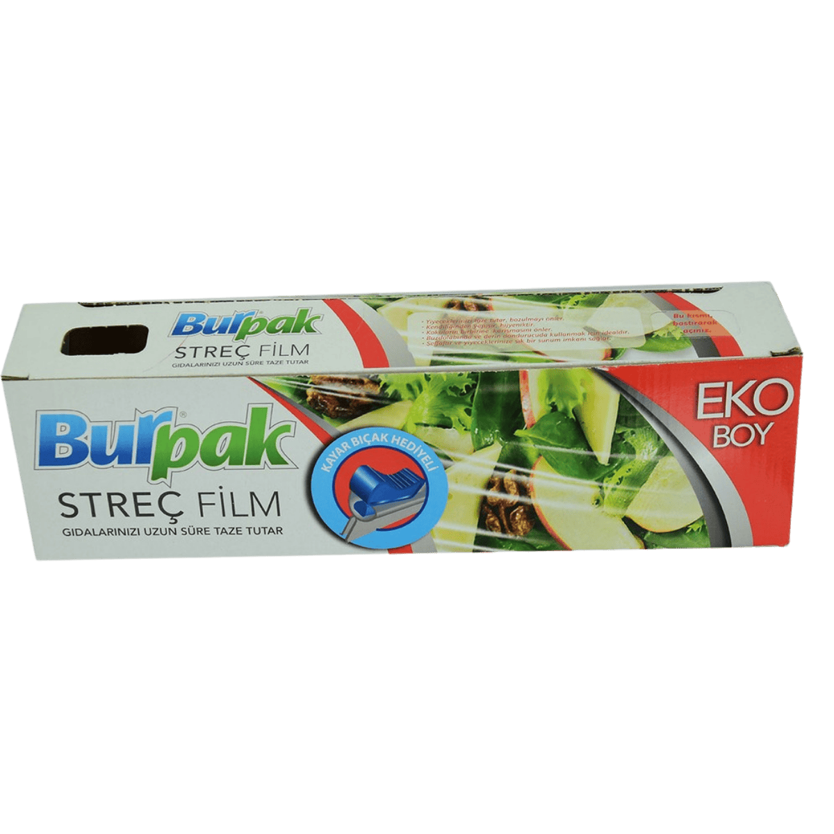 BURPAK STREÇ FİLM 30CM (kayar bıçak hediyeli)