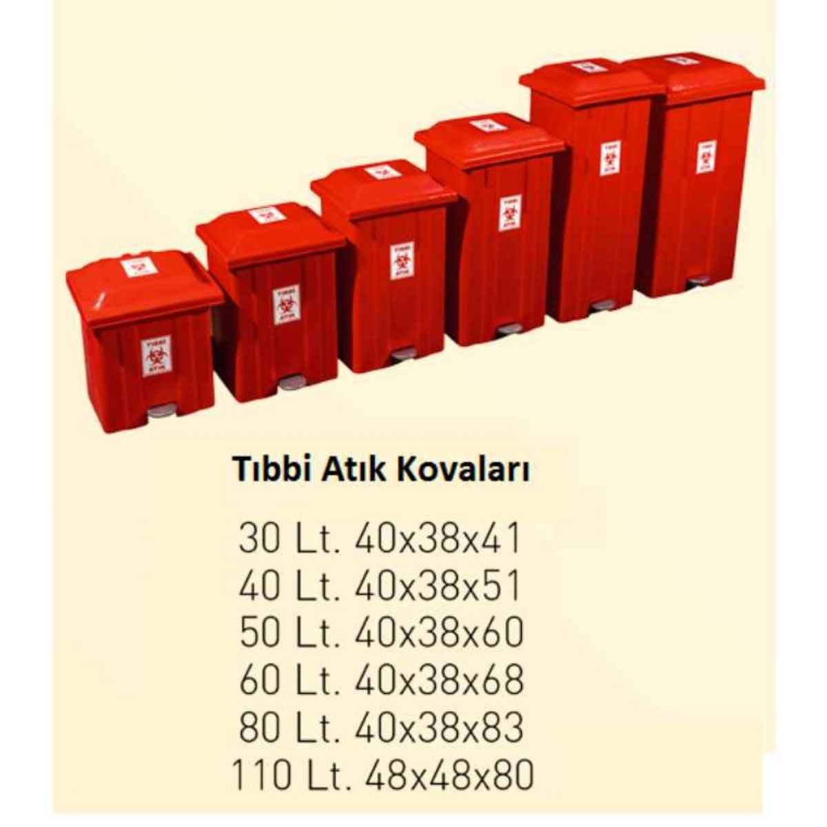 TIBBİ ATIK ÇÖP KOVASI