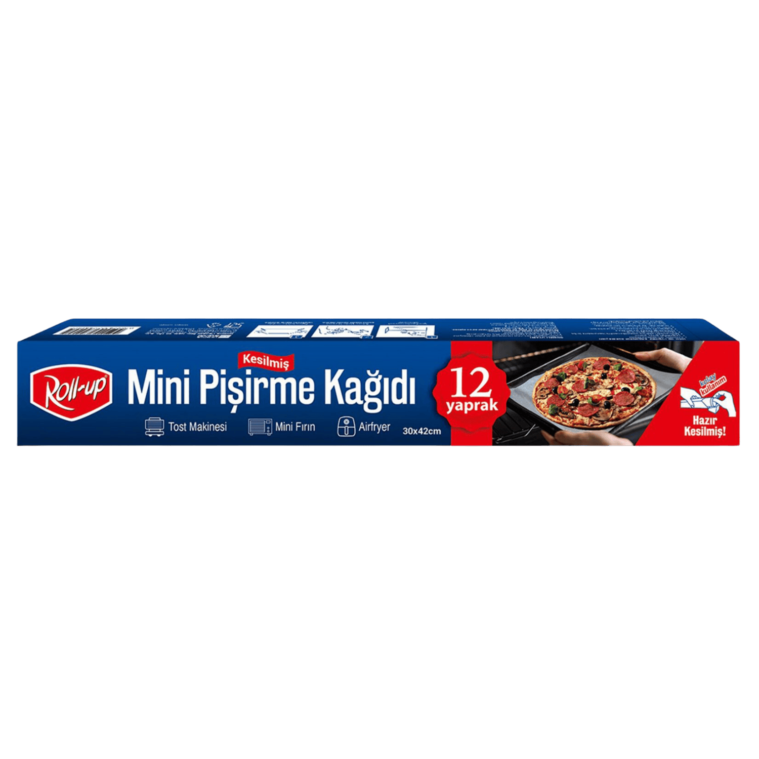 Roll-up Mini Kesilmiş Pişirme Kağıdı 30cmx42cm 12