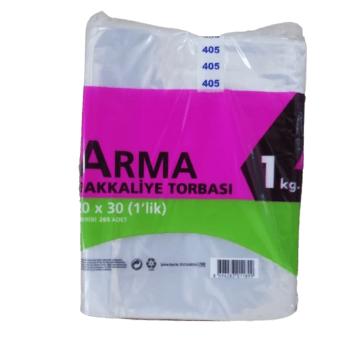 NAKSAN BAKKALİYE TORBA PE 20x30 BİRLİK