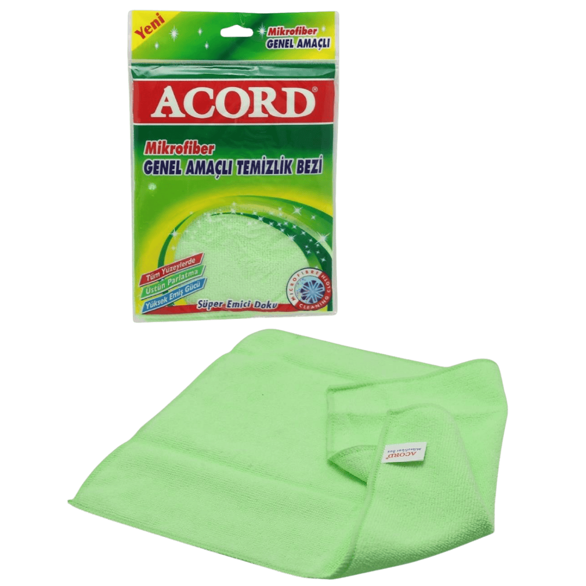 ACORD MİKROFİBER BEZ TEKLİ PAKET