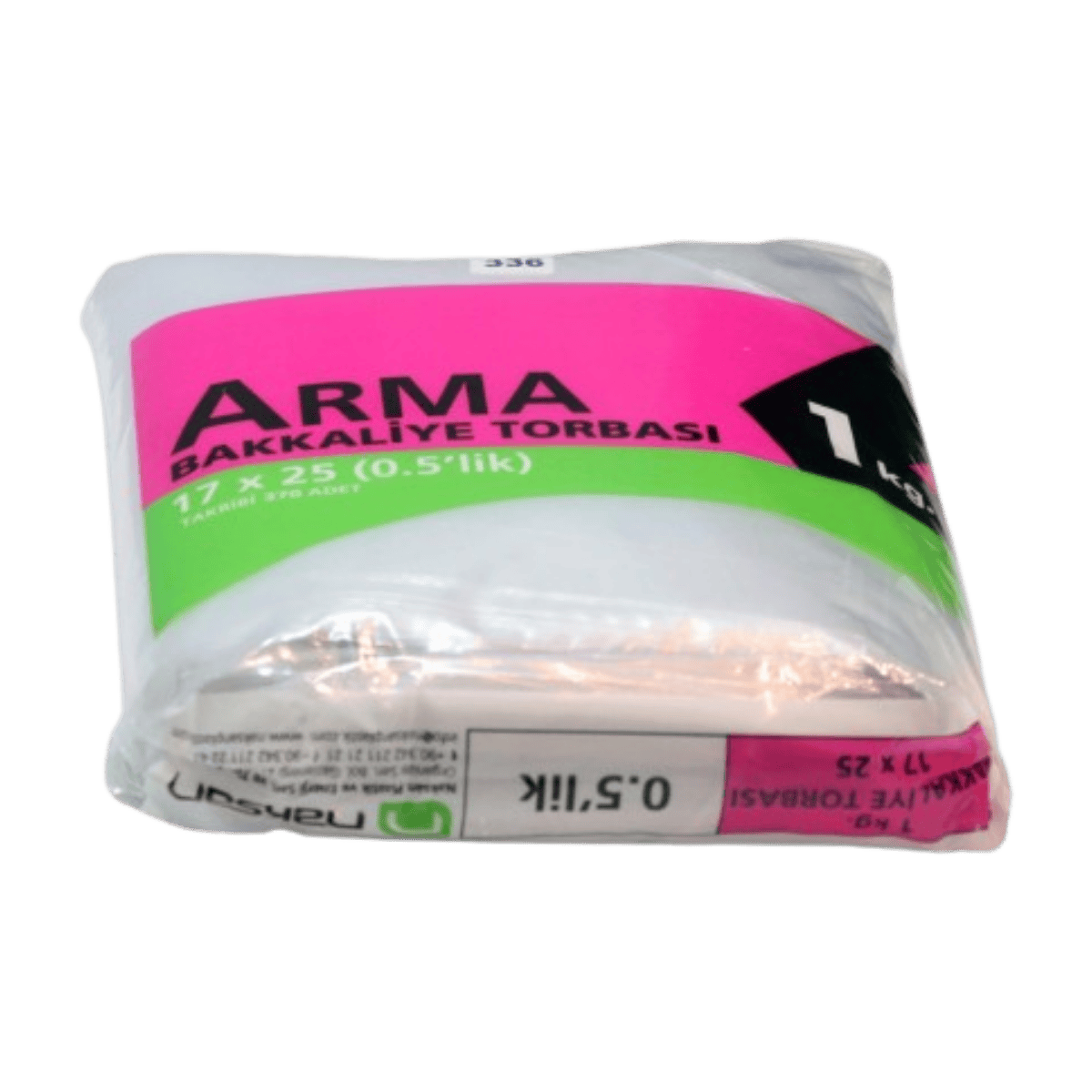NAKSAN BAKKALİYE TORBA PE 17x25 YARIMLIK