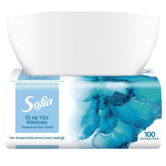 SOFİA EL VE YÜZ HAVLUSU 100lü