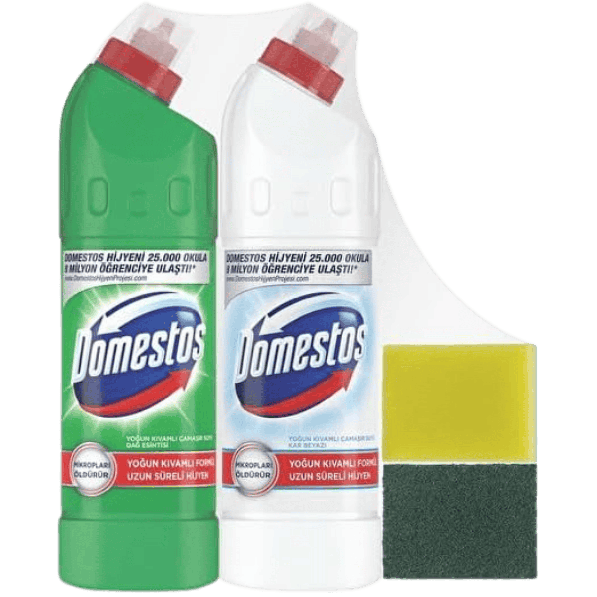 DOMESTOS DAĞ+KARBEYAZ+2Lİ SÜNGER SET