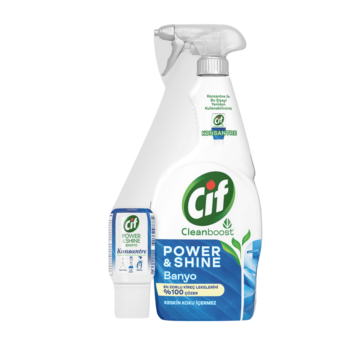 CİF POWERSHİNE BANYO + SERUM 750ML