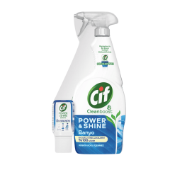 CİF POWERSHİNE BANYO + SERUM 750ML