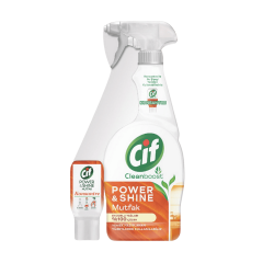 CİF POWERSHINE MUTFAK + SERUM 750ML