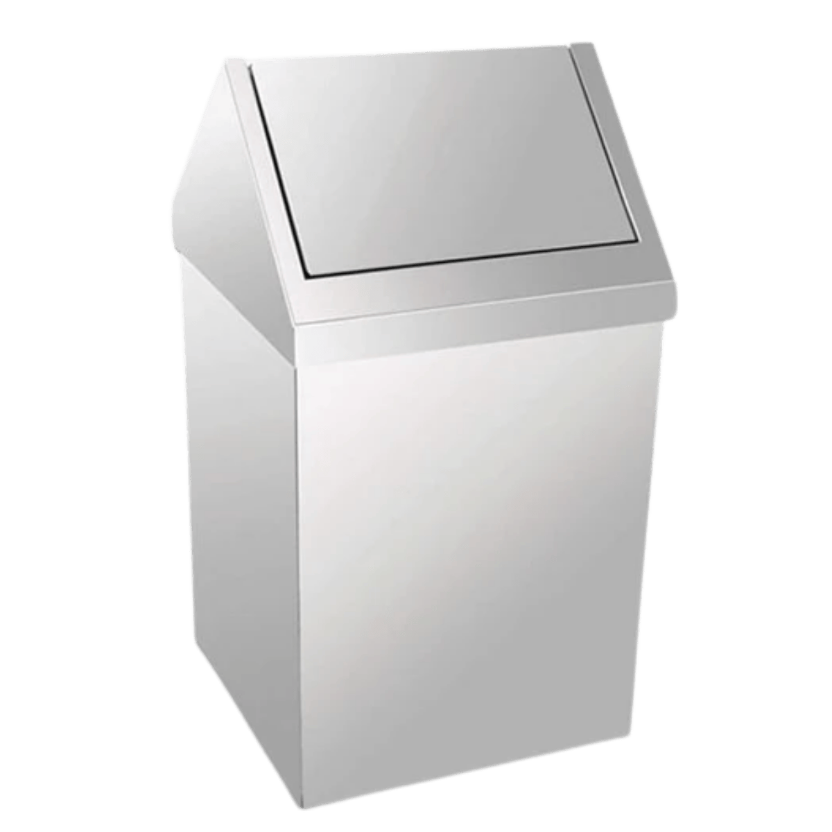 KROM ÇATI KAPAKLI ÇÖP KOVASI 25 LT