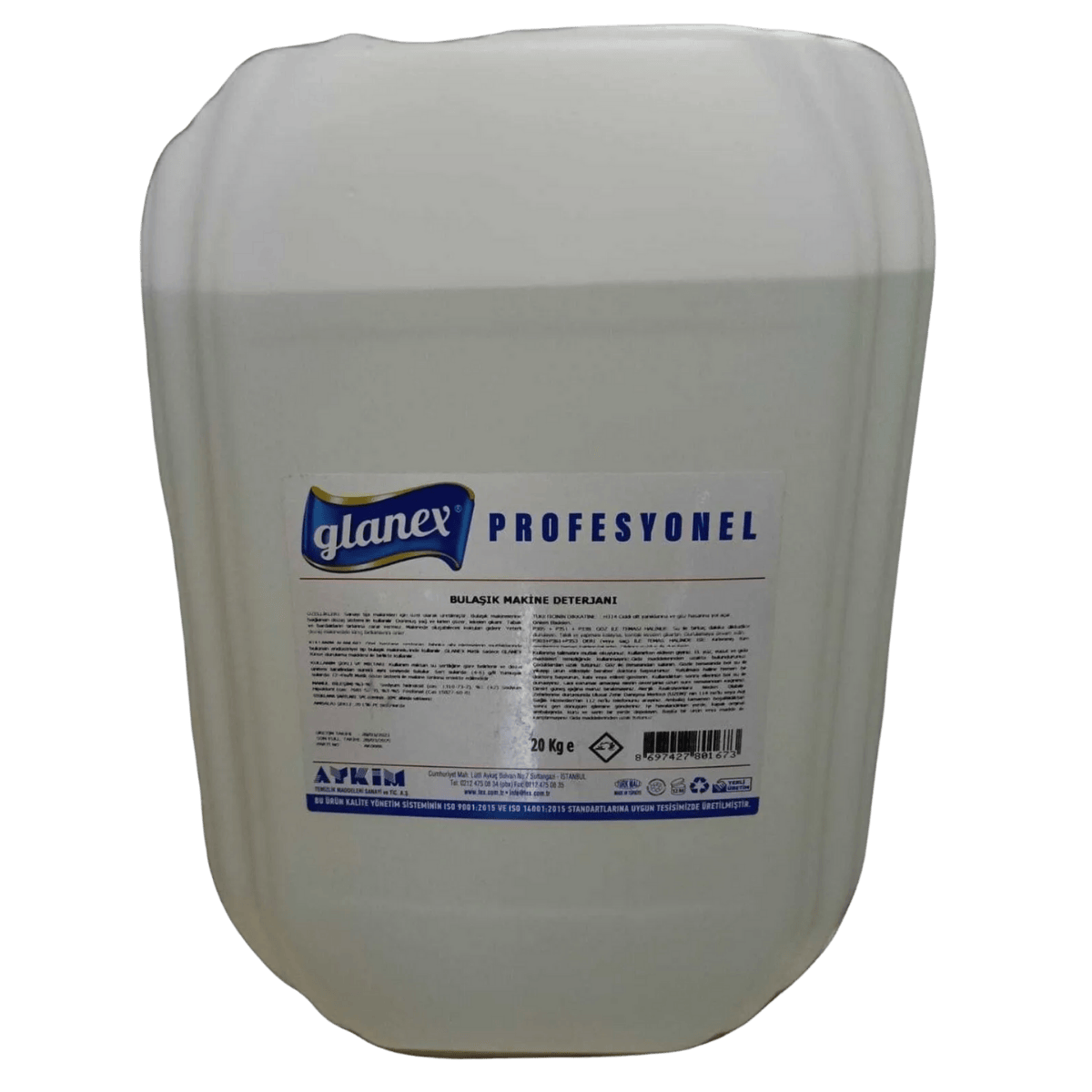 GLANEX END. BUL. MAK. DETERJANI 20LT
