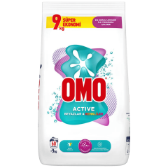 OMO ÇAMAŞIR DETERJANI ACTİVE RENKLİ VE BEYAZ 9KG
