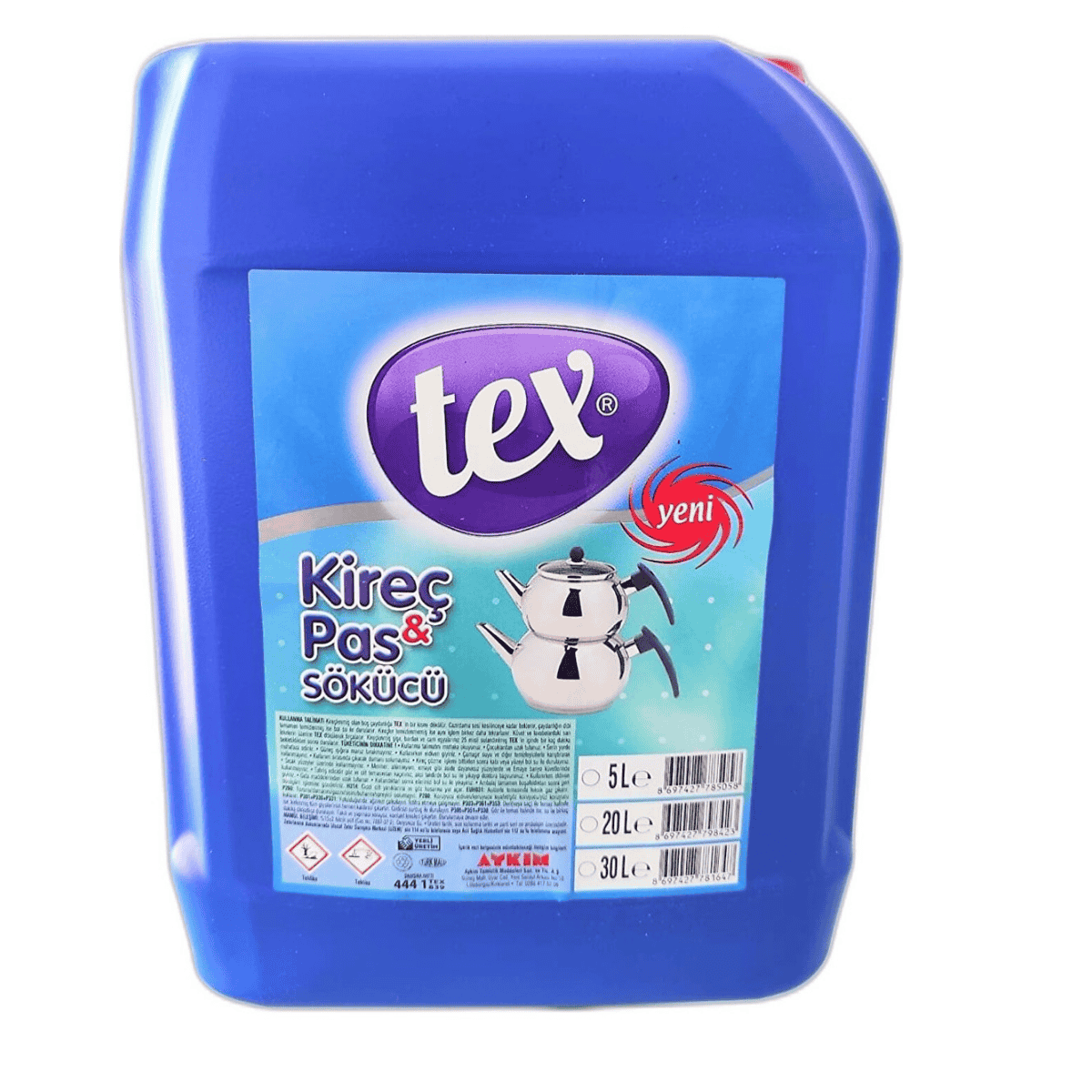 TEX KİREÇ PAS ÇÖZ. 30KG