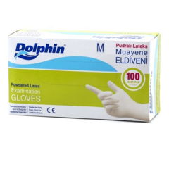 DOLPHİN MUAYENE ELDİVENİ PUDRALI MEDİUM