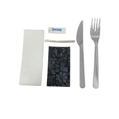 ÇATAL+KAŞIK+K.MENDİL+KÜRDAN+PEÇETE+TUZ SET