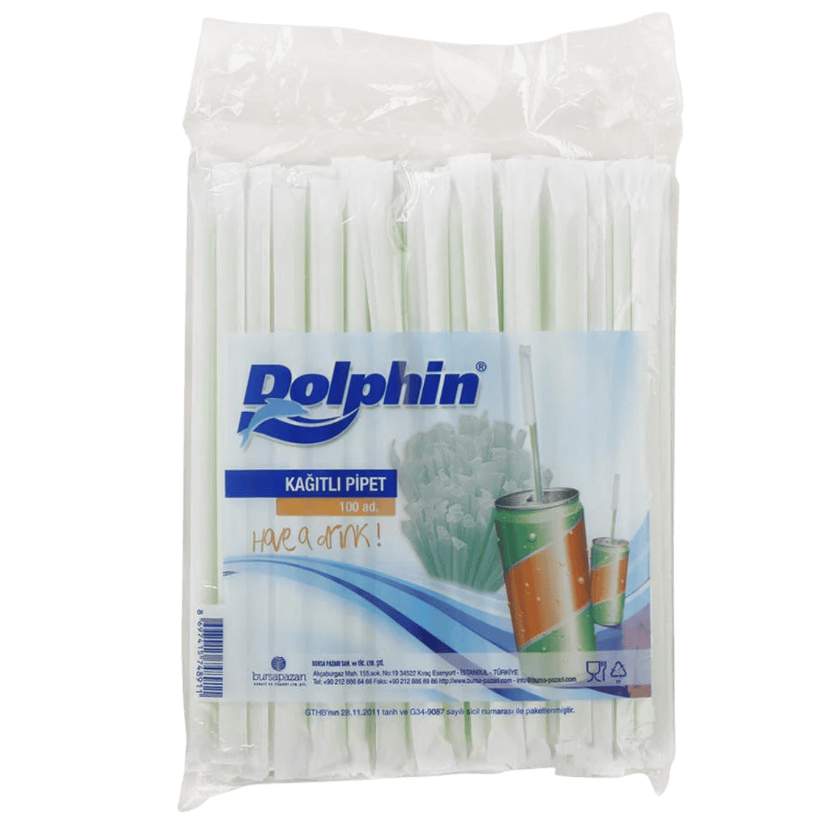 DOLPHİN KAĞITLI PİPET 100LÜ